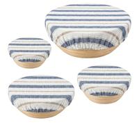 4 Pcs Bowl Covers for Bread Proofing, Reusable Baking Accessory, Maintains Dough Humidity During Sourdough Proofing Process, Multi-Bowl Size Coverage, Space-Saving Kitchen Storage, Set of Four Covers
