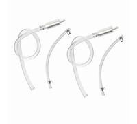 4 Pcs Brake Fluid Bleeder Kit | Brake Bleed Tube | Motorcycle Brake Bleeding Kit - Universal Hydraulic Brake Bleeder Tool with One-Way Valve, Hose for Car, Motorbike, Motorcycle Maintenance & Repair