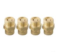 4 PCS Brass Air Compressor Drain Valve Screw for Silent Small Air Pumps, Compatible with Screw Compressors, No Tools Required for Installation