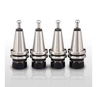 4 Pcs BT40-ER32-70 Tool Holder BT40 ER32 2.76'' Length Collet Chuck CNC Tool Holder G2.5/25000 RPM BT40 Retention Knobs ER32 Collet Nuts Included