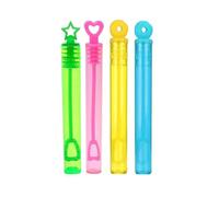 4pcs Assorted Bubbles Wands Kids Adults Summer Fun Birthday Wedding Hen Night Party Bag Fillers Favours Table Decorations