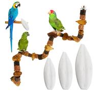 4 Pcs Budgie Toys, Budgie Food, Cuttlefish Bone Suitable for Providing Calcium for Pets Such As Birds, Turtles, Snails And Reptiles, for Parrot Conure Cockatiel Lovebird Parrotlet