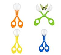 4 Pcs Bug Catcher for Kids, Kids Tweezers, Plastic Tweezers for Kids, Explorer Set for Kids, Childrens Tweezers, Outdoor Bug Catcher for Kids Outdoor Explorer Set (Green, Yellow, Blue, Orange)