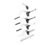 4 Pcs Bulldog Clips, Large Metal Clips, for Organizing Files, Bags, Food and Photo