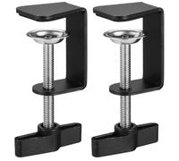 4 Pcs C-Shape Cantilever Bracket Clips Table Clamp Mount C-Clip Mounting C-Clamp Retaining Converter for Home