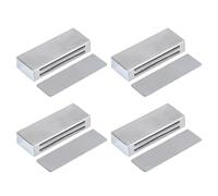 4 Pcs Cabinet Door Latches Magnetic Door Catch, Silver Magnet