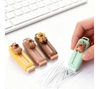 4 Pcs Capybara Rubbers Erasers - Retractable Eraser, Cute Capybara Stationery, Push-Pull Animal Rubber Erasers for Kids Students Capybara Lovers Home School Office