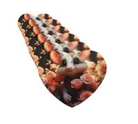 4 Pcs Car Air Fresheners Cards Set,Long-Lasting Car Aromatherapy Tablets | Hanging Scented Cards Cartoon Opossum And Roses Air Fresheners Incense Chips For Car Rearview Mirror Pendant