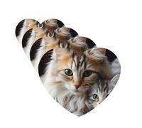 4 Pcs Car Air Fresheners Decorative Car Air Freshener Card Long Lasting Hanging Fragrance Scented Cats Mom and Baby Car Aromatherapy Tablets Rearview Mirror Pendant for Men Women