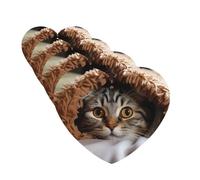 4 Pcs Car Air Fresheners Decorative Car Air Freshener Card Long Lasting Hanging Fragrance Scented Cat Under Blanket Car Aromatherapy Tablets Rearview Mirror Pendant for Men Women