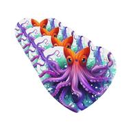 4 Pcs Car Air Fresheners Decorative Car Air Freshener Card Long Lasting Hanging Fragrance Scented Colorful Octopus Car Aromatherapy Tablets Rearview Mirror Pendant for Men Women
