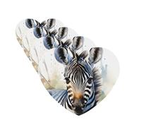 4 Pcs Car Air Fresheners Decorative Car Air Freshener Card Long Lasting Hanging Fragrance Scented Cute Zebra Watercolor Car Aromatherapy Tablets Rearview Mirror Pendant for Men Women