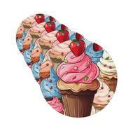 4 Pcs Car Air Fresheners Decorative Car Air Freshener Card Long Lasting Hanging Fragrance Scented Cupcakes And Ice Cream Car Aromatherapy Tablets Rearview Mirror Pendant for Men Women