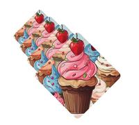 4 Pcs Car Air Fresheners Decorative Car Air Freshener Card Long Lasting Hanging Fragrance Scented Cupcakes And Ice Cream Car Aromatherapy Tablets Rearview Mirror Pendant for Men Women