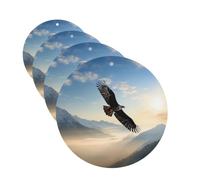 4 Pcs Car Air Fresheners Decorative Car Air Freshener Card Long Lasting Hanging Fragrance Scented eagle mountains Car Aromatherapy Tablets Rearview Mirror Pendant for Men Women