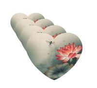 4 Pcs Car Air Fresheners Decorative Car Air Freshener Card Long Lasting Hanging Fragrance Scented Flower and Dragonfly Car Aromatherapy Tablets Rearview Mirror Pendant for Men Women