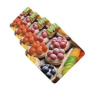 4 Pcs Car Air Fresheners Decorative Car Air Freshener Card Long Lasting Hanging Fragrance Scented Fresh Sweet Tarts Car Aromatherapy Tablets Rearview Mirror Pendant for Men Women