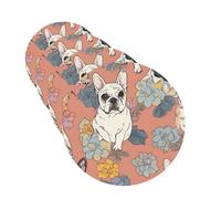 4 Pcs Car Air Fresheners Decorative Car Air Freshener Card Long Lasting Hanging Fragrance Scented French Bulldog Print Car Aromatherapy Tablets Rearview Mirror Pendant for Men Women