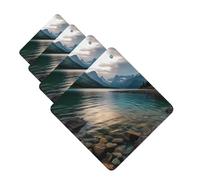 4 Pcs Car Air Fresheners Decorative Car Air Freshener Card Long Lasting Hanging Fragrance Scented Glacier National Park Car Aromatherapy Tablets Rearview Mirror Pendant for Men Women