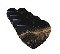 4 Pcs Car Air Fresheners Decorative Car Air Freshener Card Long Lasting Hanging Fragrance Scented Gold Black Sand Car Aromatherapy Tablets Rearview Mirror Pendant for Men Women