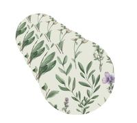 4 Pcs Car Air Fresheners Decorative Car Air Freshener Card Long Lasting Hanging Fragrance Scented Green Flower Herb Sage Leaves Car Aromatherapy Tablets Rearview Mirror Pendant for Men Women