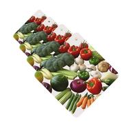 4 Pcs Car Air Fresheners Decorative Car Air Freshener Card Long Lasting Hanging Fragrance Scented Introduction of Various Vegetables Car Aromatherapy Tablets Rearview Mirror Pendant for Men Women