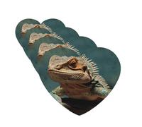 4 Pcs Car Air Fresheners Decorative Car Air Freshener Card Long Lasting Hanging Fragrance Scented Lizards Car Aromatherapy Tablets Rearview Mirror Pendant for Men Women