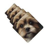 4 Pcs Car Air Fresheners Decorative Car Air Freshener Card Long Lasting Hanging Fragrance Scented Little Dog Car Aromatherapy Tablets Rearview Mirror Pendant for Men Women