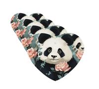 4 Pcs Car Air Fresheners Decorative Car Air Freshener Card Long Lasting Hanging Fragrance Scented Lovely Panda Printed Car Aromatherapy Tablets Rearview Mirror Pendant for Men Women