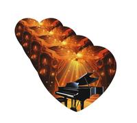 4 Pcs Car Air Fresheners Decorative Car Air Freshener Card Long Lasting Hanging Fragrance Scented Musical Theatre Car Aromatherapy Tablets Rearview Mirror Pendant for Men Women