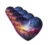 4 Pcs Car Air Fresheners Decorative Car Air Freshener Card Long Lasting Hanging Fragrance Scented Nebula and Galaxy in The Universe Car Aromatherapy Tablets Rearview Mirror Pendant for Men Women