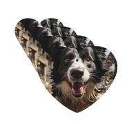 4 Pcs Car Air Fresheners Decorative Car Air Freshener Card Long Lasting Hanging Fragrance Scented Pastor Border Collie Car Aromatherapy Tablets Rearview Mirror Pendant for Men Women
