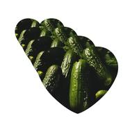 4 Pcs Car Air Fresheners Decorative Car Air Freshener Card Long Lasting Hanging Fragrance Scented Pickle Car Aromatherapy Tablets Rearview Mirror Pendant for Men Women