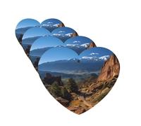 4 Pcs Car Air Fresheners Decorative Car Air Freshener Card Long Lasting Hanging Fragrance Scented Pikes Peak Colorado Car Aromatherapy Tablets Rearview Mirror Pendant for Men Women