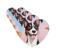 4 Pcs Car Air Fresheners Decorative Car Air Freshener Card Long Lasting Hanging Fragrance Scented Rat Terrier Dog Car Aromatherapy Tablets Rearview Mirror Pendant for Men Women