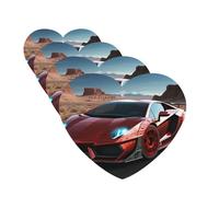 4 Pcs Car Air Fresheners Decorative Car Air Freshener Card Long Lasting Hanging Fragrance Scented Red Race Car Car Aromatherapy Tablets Rearview Mirror Pendant for Men Women