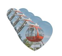 4 Pcs Car Air Fresheners,Funny Hanging Car Air Fresheners Heart Shape Cute Long Lasting Scented Mirror Hanging Decoration Ornaments Gift Interior Decor Accessories For Men Women