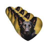 4 Pcs Car Air Fresheners,Funny Hanging Car Air Fresheners Heart Shape Cute Long Lasting Scented Mirror Hanging Decoration Ornaments Gift Interior Decor Accessories For Men Women