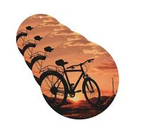 4 Pcs Car Air Fresheners,Funny Hanging Car Air Fresheners Round Shape Cute Long Lasting Scented Mirror Hanging Decoration Ornaments Gift Interior Decor Accessories For Men Women