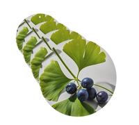 4 Pcs Car Air Fresheners,Funny Hanging Car Air Fresheners Round Shape Cute Long Lasting Scented Mirror Hanging Decoration Ornaments Gift Interior Decor Accessories For Men Women
