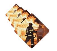 4 Pcs Car Air Fresheners,Funny Hanging Car Air Fresheners Square Cute Long Lasting Scented Mirror Hanging Decoration Ornaments Gift Interior Decor Accessories For Men Women