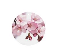 4 Pcs Car Air Fresheners Hanging Air Freshener Fragrance Scented Cards Car Aromatherapy Tablets Cherry Blossom Car Freshener Car Interior Mirror Pendant Gifts for Women Men