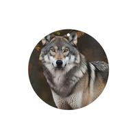 4 Pcs Car Air Fresheners Hanging Air Freshener Fragrance Scented Cards Car Aromatherapy Tablets Wild Wild Gray Wolf Car Freshener Car Interior Mirror Pendant Gifts for Women Men