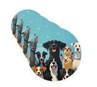 4 Pcs Car Air Fresheners Hanging Fragrance Scented Cards for SUV A large group of dogs Car Aromatherapy Tablets Auto Interior Mirror Pendant for Bedroom Wardrobe Shoe Cabinet
