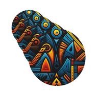 4 Pcs Car Air Fresheners Hanging Fragrance Scented Cards for SUV African style textile pattern Car Aromatherapy Tablets Auto Interior Mirror Pendant for Bedroom Wardrobe Shoe Cabinet