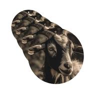 4 Pcs Car Air Fresheners Hanging Fragrance Scented Cards for SUV Black and White Goat Car Aromatherapy Tablets Auto Interior Mirror Pendant for Bedroom Wardrobe Shoe Cabinet