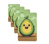 4 Pcs Car Air Fresheners Hanging Fragrance Scented Cards for SUV Cartoon Car Aromatherapy Tablets Auto Interior Mirror Pendant for Bedroom Wardrobe Shoe Cabinet