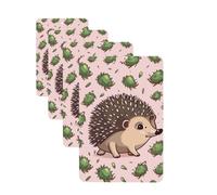 4 Pcs Car Air Fresheners Hanging Fragrance Scented Cards for SUV Cartoon hedgehog Car Aromatherapy Tablets Auto Interior Mirror Pendant for Bedroom Wardrobe Shoe Cabinet