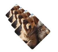 4 Pcs Car Air Fresheners Hanging Fragrance Scented Cards for SUV Cats and Dogs Car Aromatherapy Tablets Auto Interior Mirror Pendant for Bedroom Wardrobe Shoe Cabinet