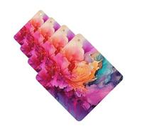4 Pcs Car Air Fresheners Hanging Fragrance Scented Cards for SUV Colorful Watercolor Painting Car Aromatherapy Tablets Auto Interior Mirror Pendant for Bedroom Wardrobe Shoe Cabinet